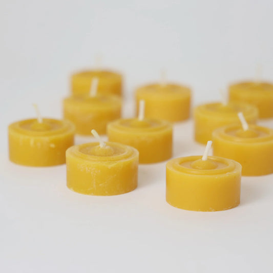 Grimm's 100% Beeswax Tealights (10 pcs)