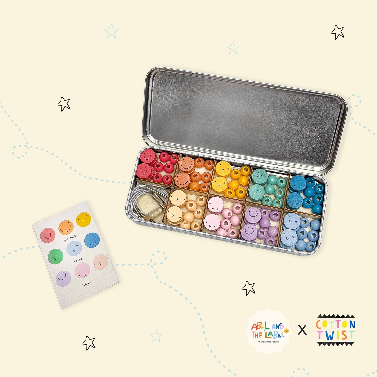 It's Nice To Be Nice Bracelet Beading Kit for Children (Makes 5 Bracelets)