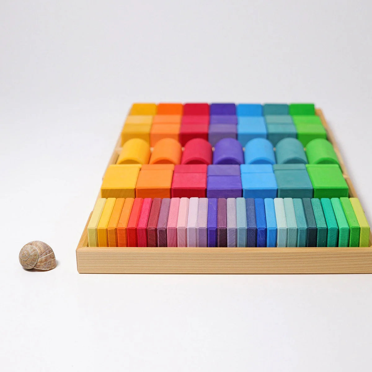 Grimm's Building Set Shapes and Colours (70 pcs)