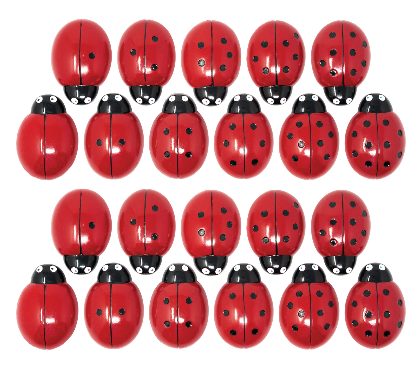 Ladybug Counting Stones