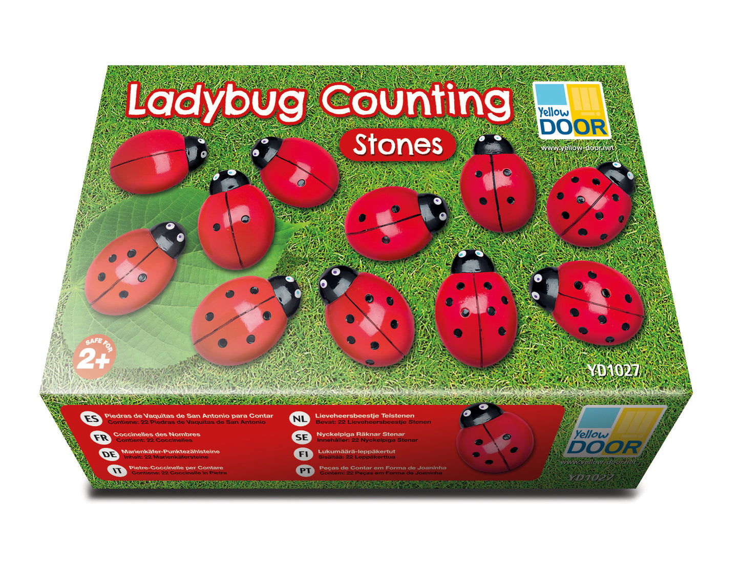 Ladybug Counting Stones