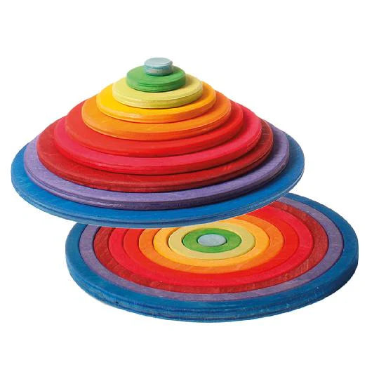 Grimm's Learning - Concentric Circles and Rings (10 colours)