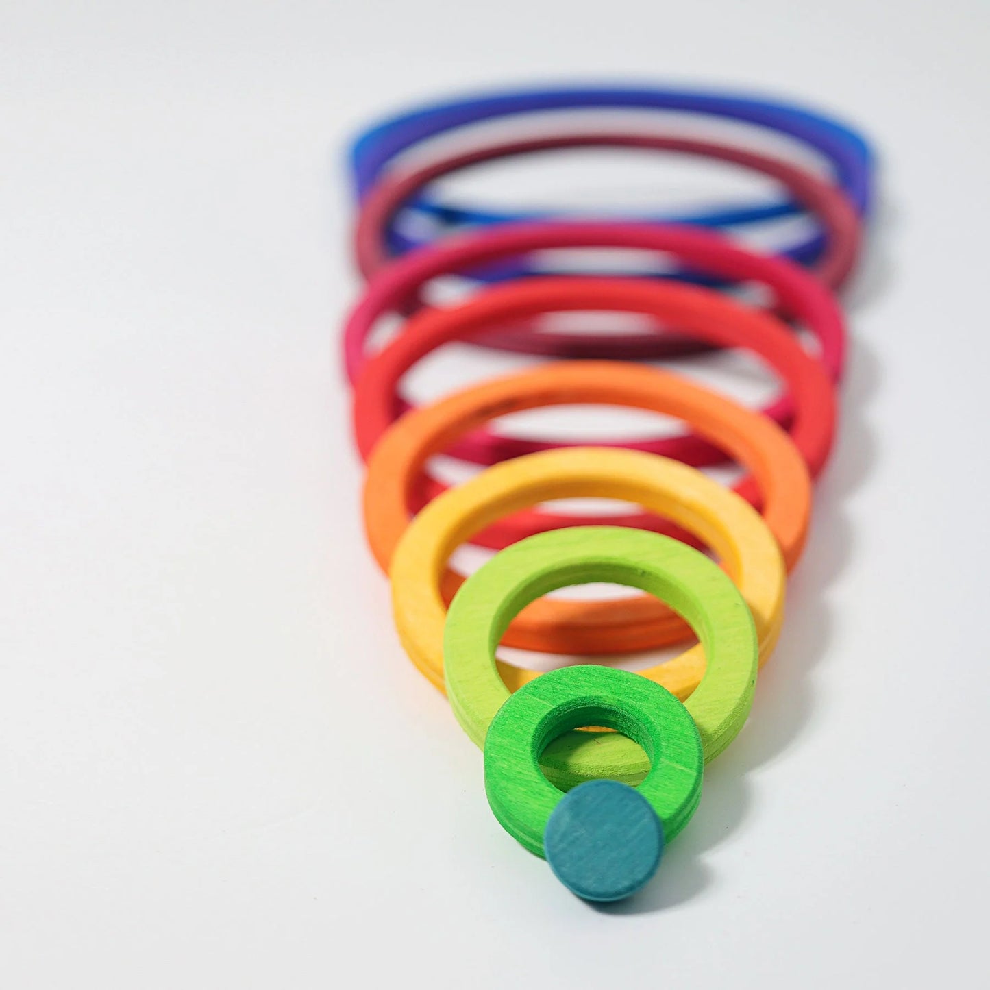 Grimm's Learning - Concentric Circles and Rings (10 colours)