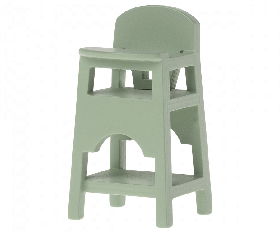 Maileg High chair, Mouse - Mint