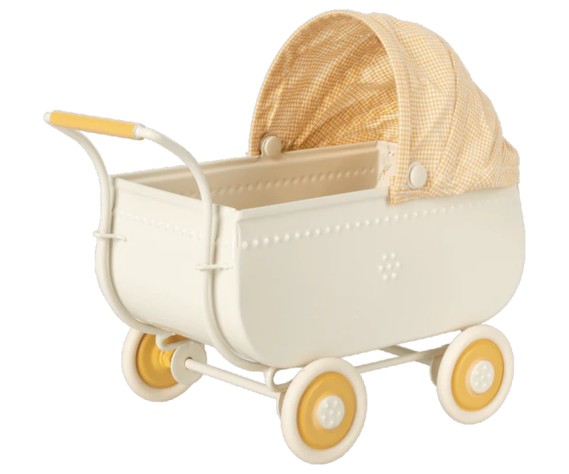 Maileg Pram, Micro - Yellow