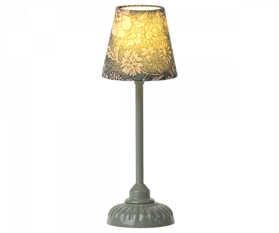 Maileg Vintage floor lamp, Small - Dark mint