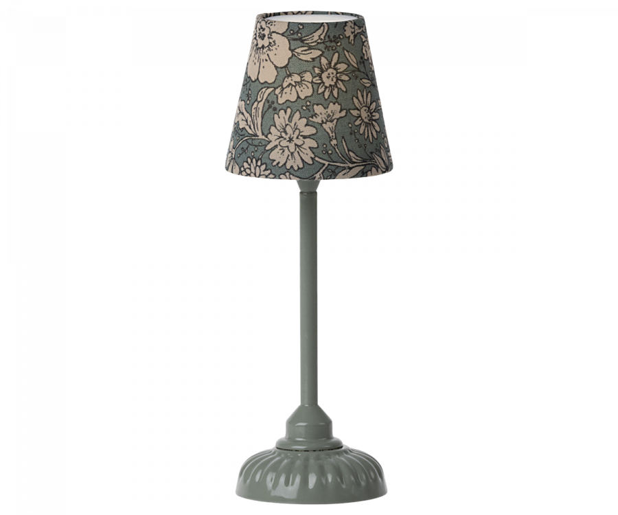 Maileg Vintage floor lamp, Small - Dark mint