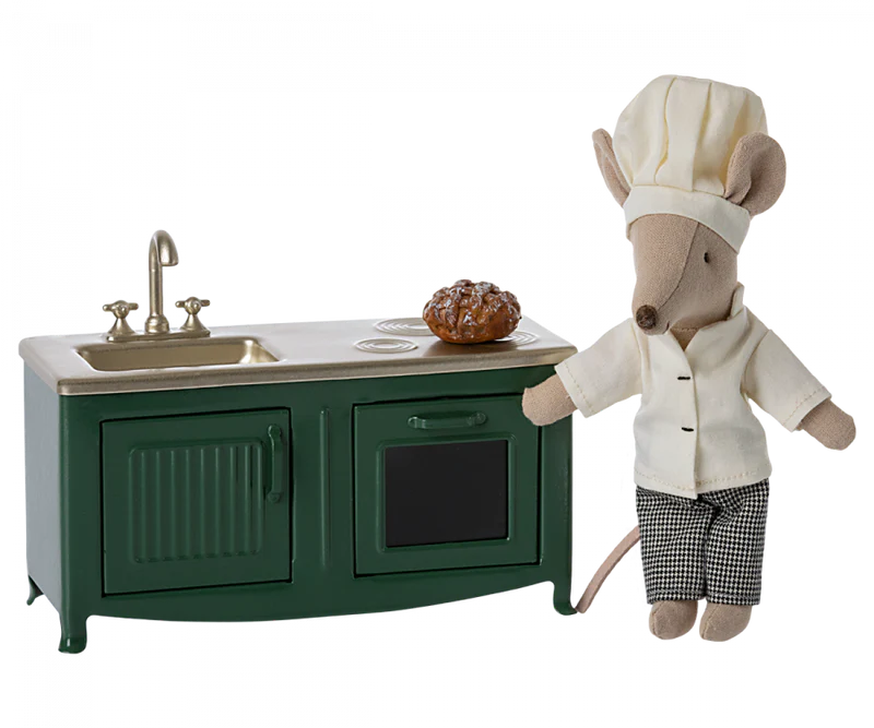 Maileg Kitchen, Mouse - Dark green