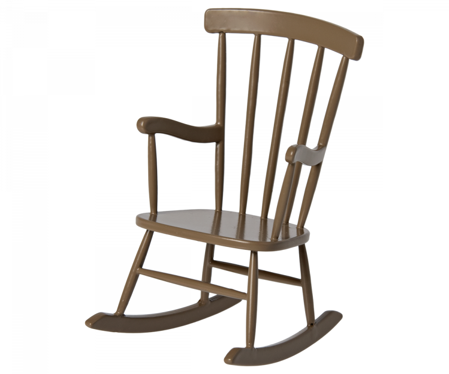 Maileg Rocking chair, Mouse - Light brown