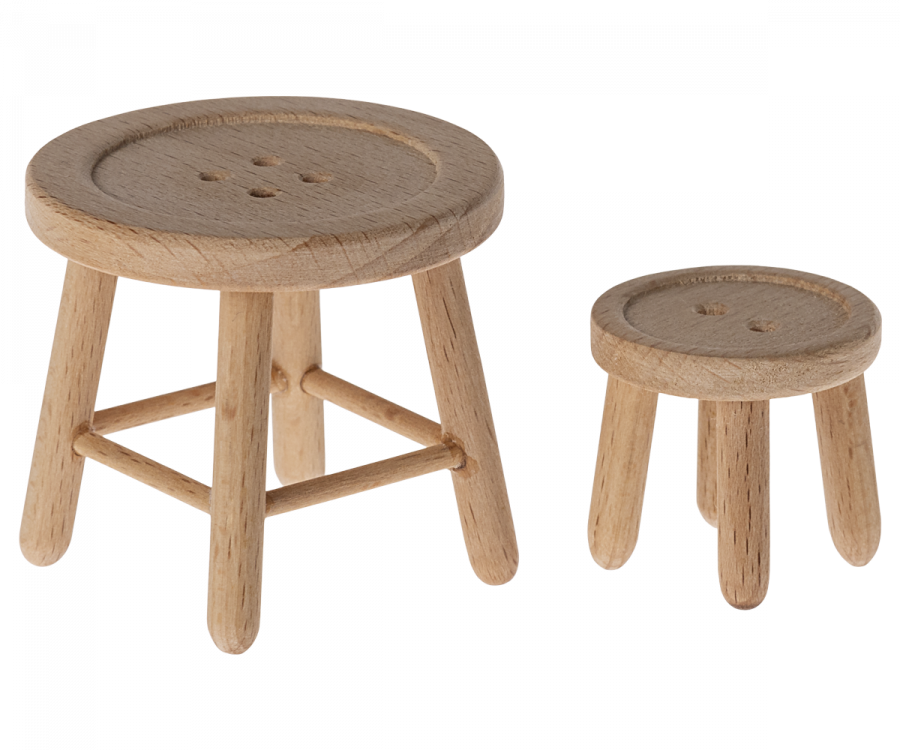 Maileg Table and stool set, Mouse