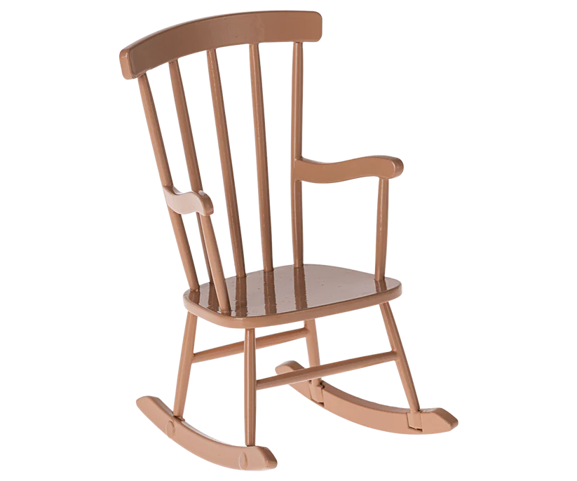 Maileg Rocking chair, Mouse - Dark powder