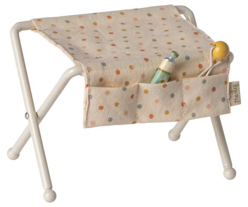Maileg Nursery table, Baby mouse - Off white