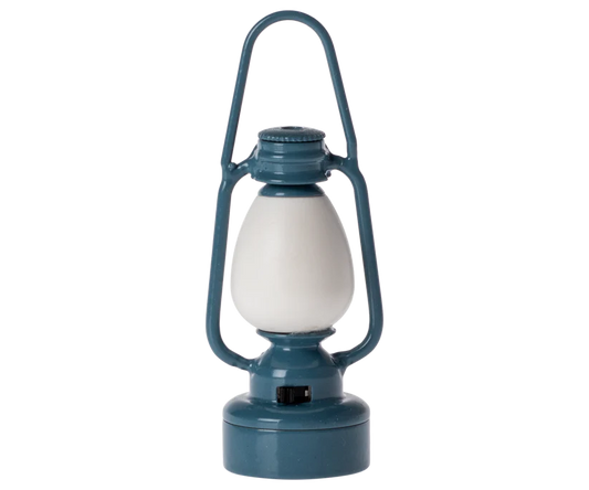Maileg Vintage lantern, Mouse - Blue