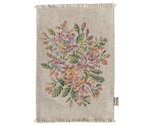 Maileg Rug, Miniature, Medium - Flowers