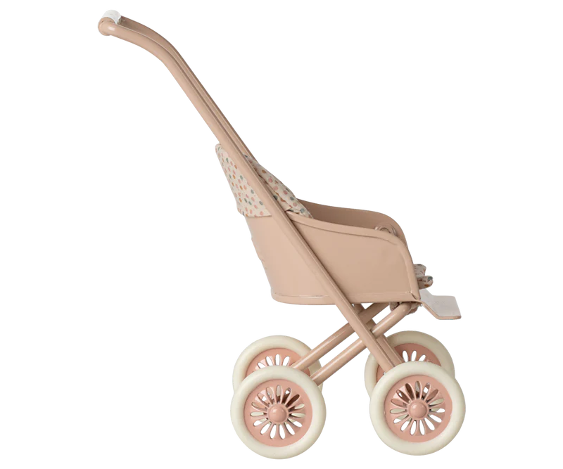 *SPECIAL ORDER* Maileg Stroller, Micro - Powder (Bunny/Rabbit Size)