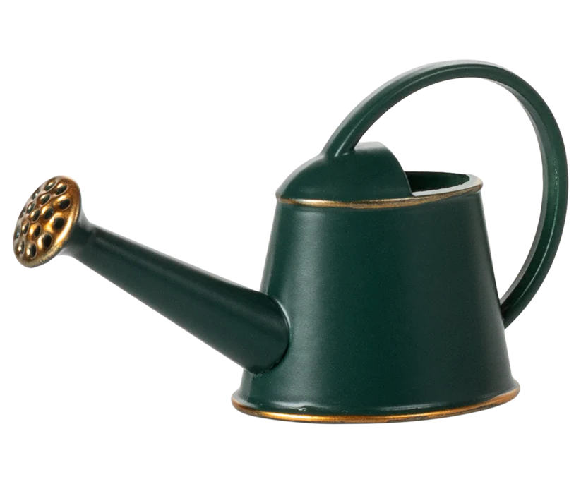 Maileg Watering can, Mouse - Dark green