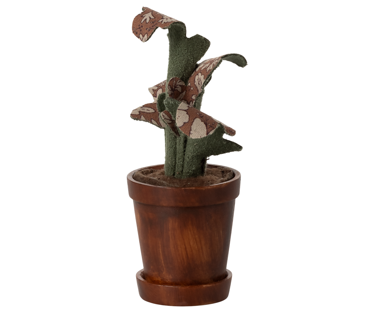 Maileg Flower pot with plant, Miniature