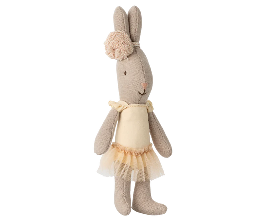 Maileg Rabbit, Micro - Ballet suit and skirt cream