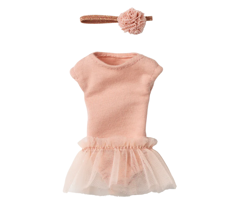 *PRESALE* Maileg Ballet suit and skirt rose, Size 1 (Bunny Size)