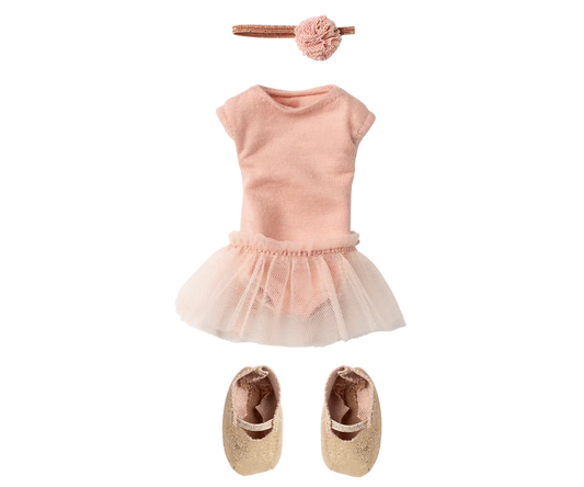 *SPECIAL ORDER* Maileg Ballet suit and skirt rose, Size 2 (Bunny Size)