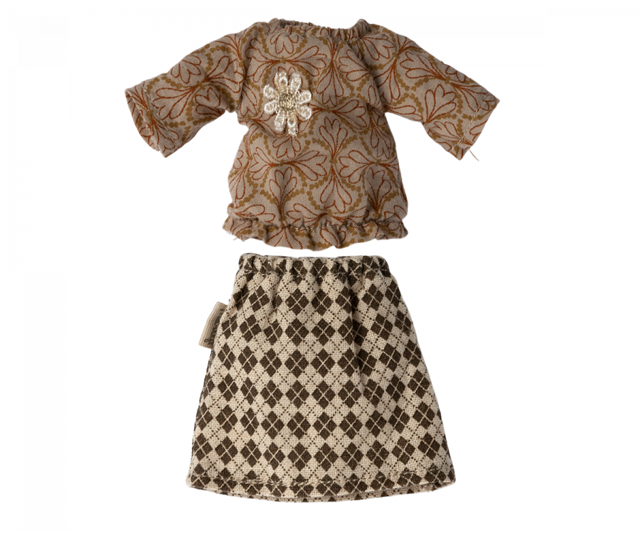 Maileg Blouse and skirt for grandma or mum mouse