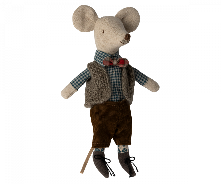 Maileg Vest, pants and butterfly for grandpa mouse