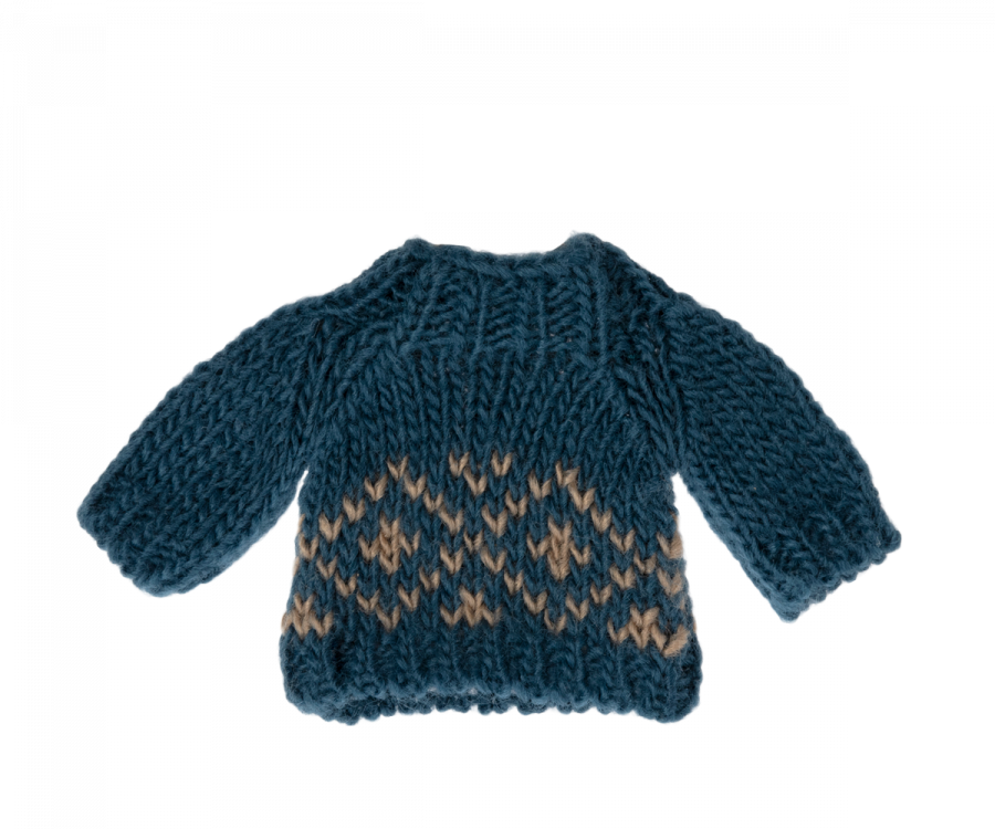 Maileg Knitted sweater, Dad mouse