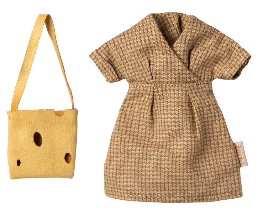 Maileg Dress and bag, Mum mouse