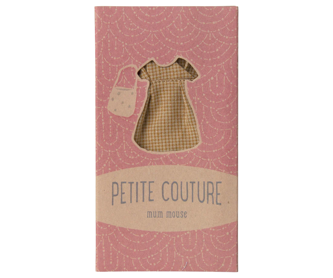 Maileg Dress and bag, Mum mouse