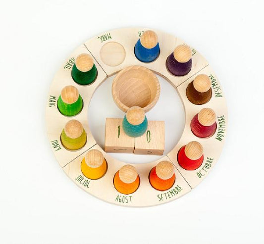 SPANISH Grapat Perpetual Calendar with 12 Nins