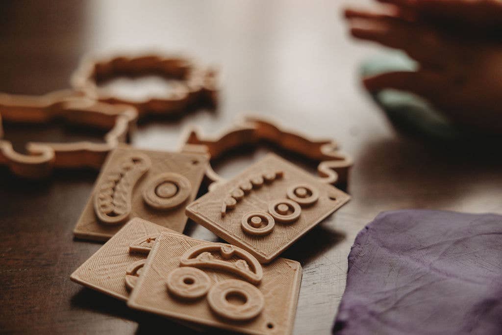 Halloween Monster Playdough Eco Cutter™ Stamp Set (without handle)