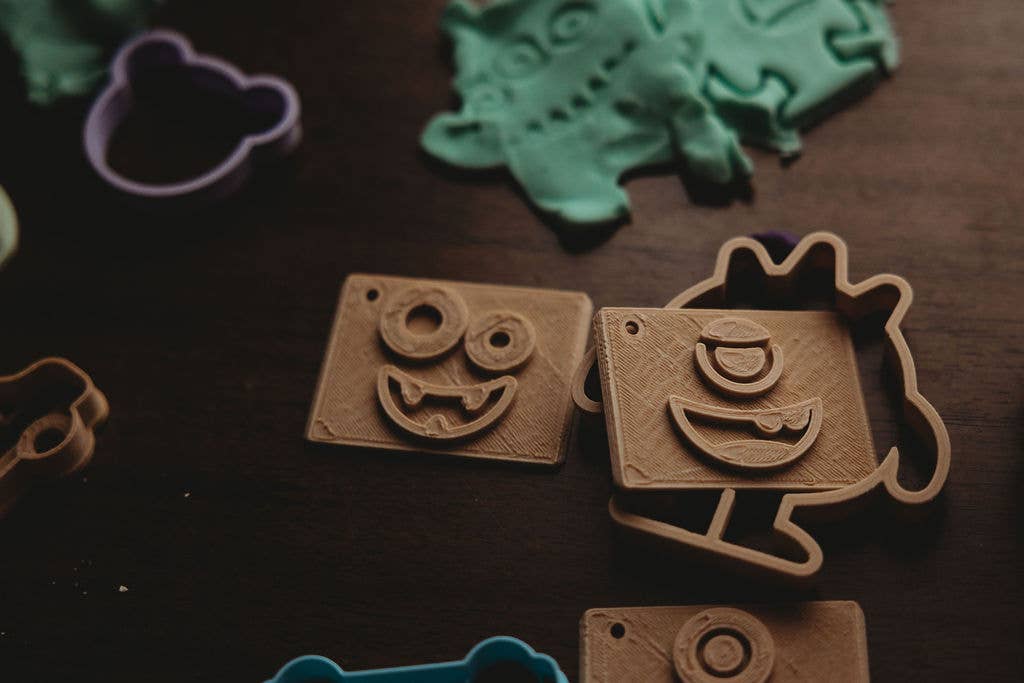 Halloween Monster Playdough Eco Cutter™ Stamp Set (without handle)