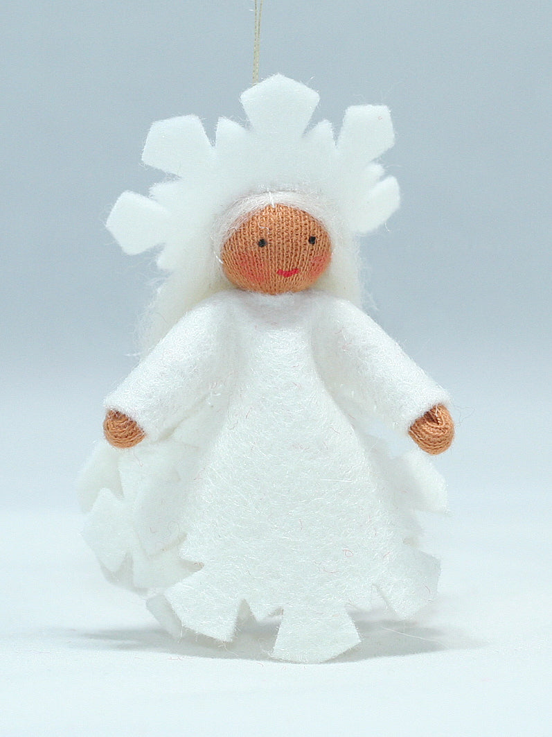Ambrosius Ice Crystal Princess  | 2.5" Miniature Hanging Felt Doll