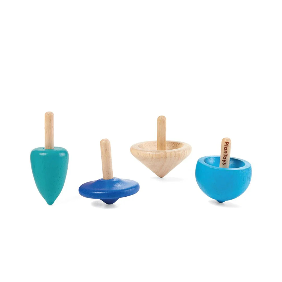 PlanToys Mini Spinning Tops