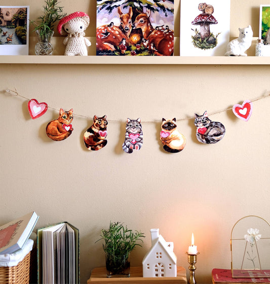 Cats Paper Garland | DIY Garland Kit