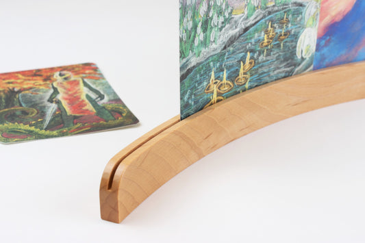 Curved Postcard Holder
