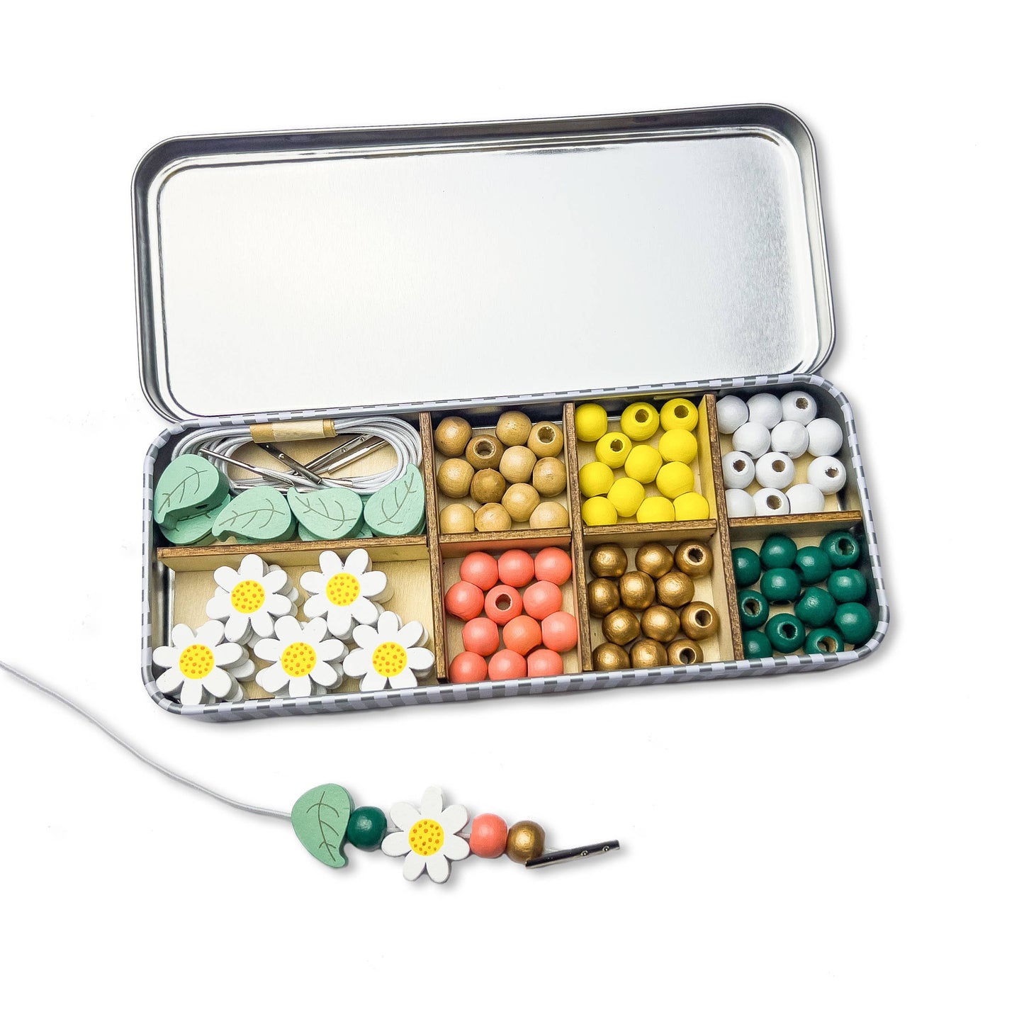 Daisy Bracelet Bead Kit (Makes 5 Bracelets)