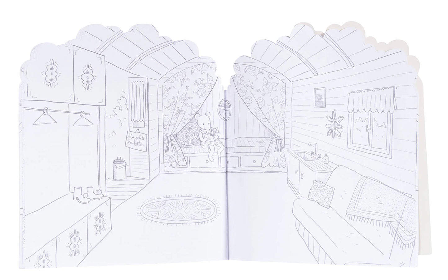Colouring Book with Stickers | Grande Famille