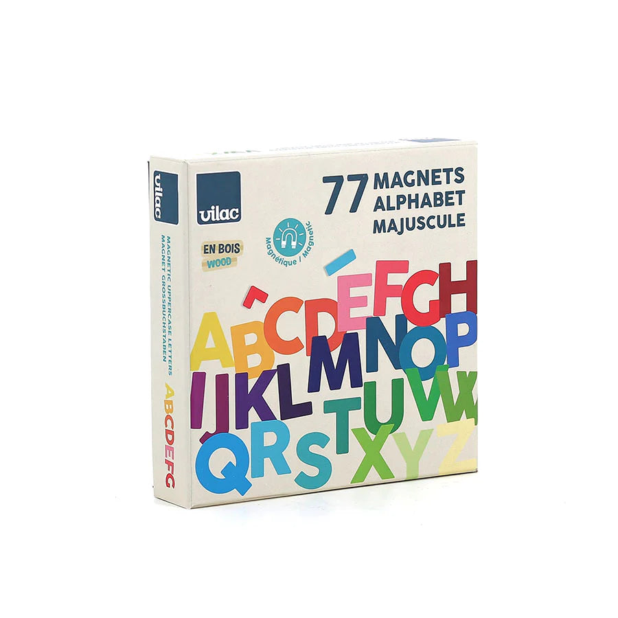 Alphabet Magnets Uppercase Letters | 77 pcs