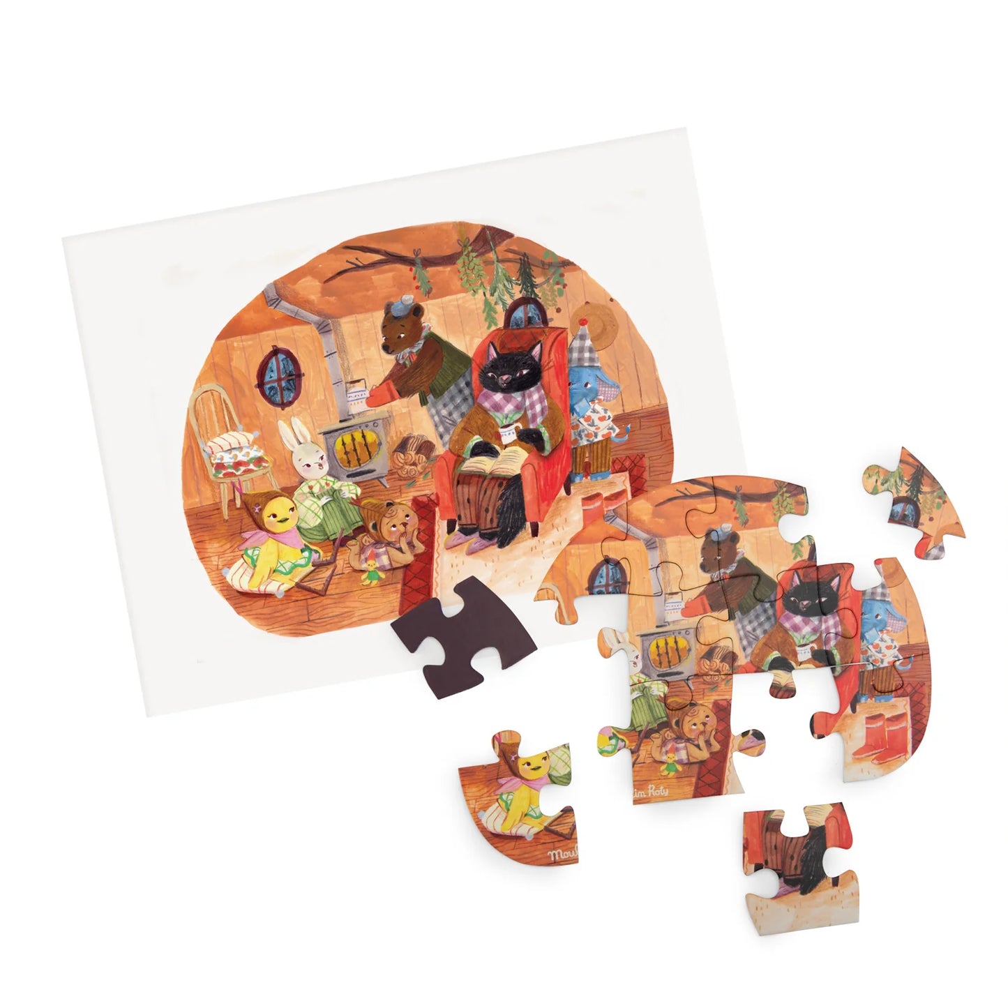 Les Minouchkas - A Perfect Day | 4 Mini Puzzles