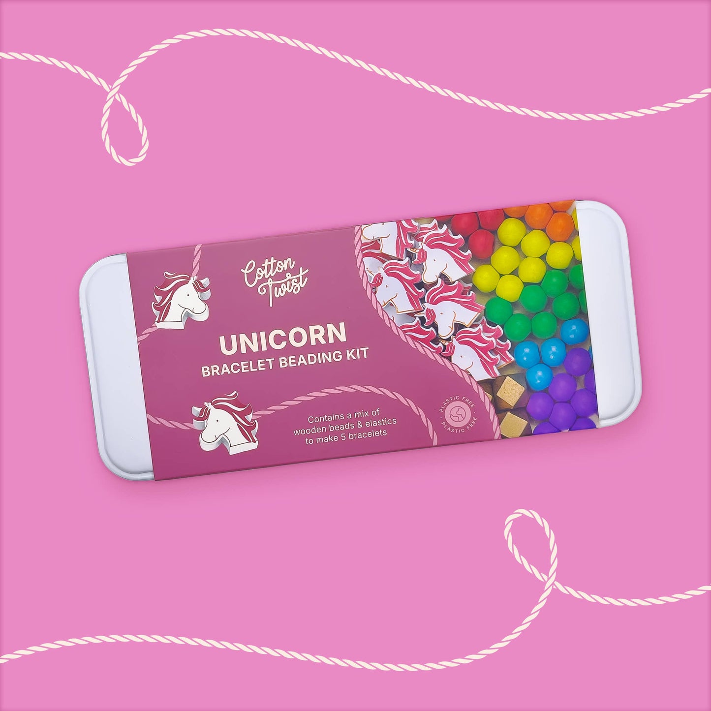 Unicorn Bracelet Bead Kit (Makes 5 Bracelets)