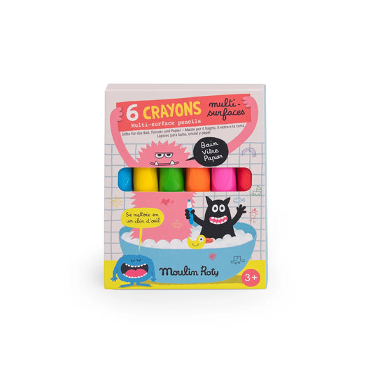Multi-Surface Crayons (6 pack)