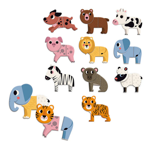 Mix and Match Animal Magnets by Ingela P Arrhenius