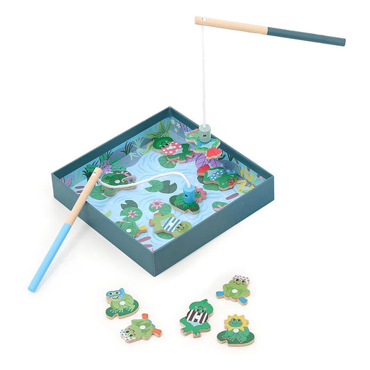 Magnetic Frogs Fishing Game by Michelle Carlslund