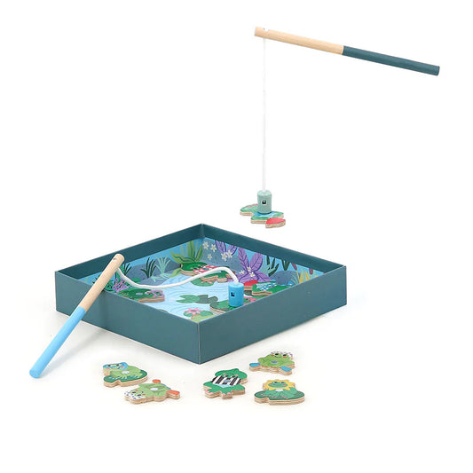 Magnetic Frogs Fishing Game by Michelle Carlslund