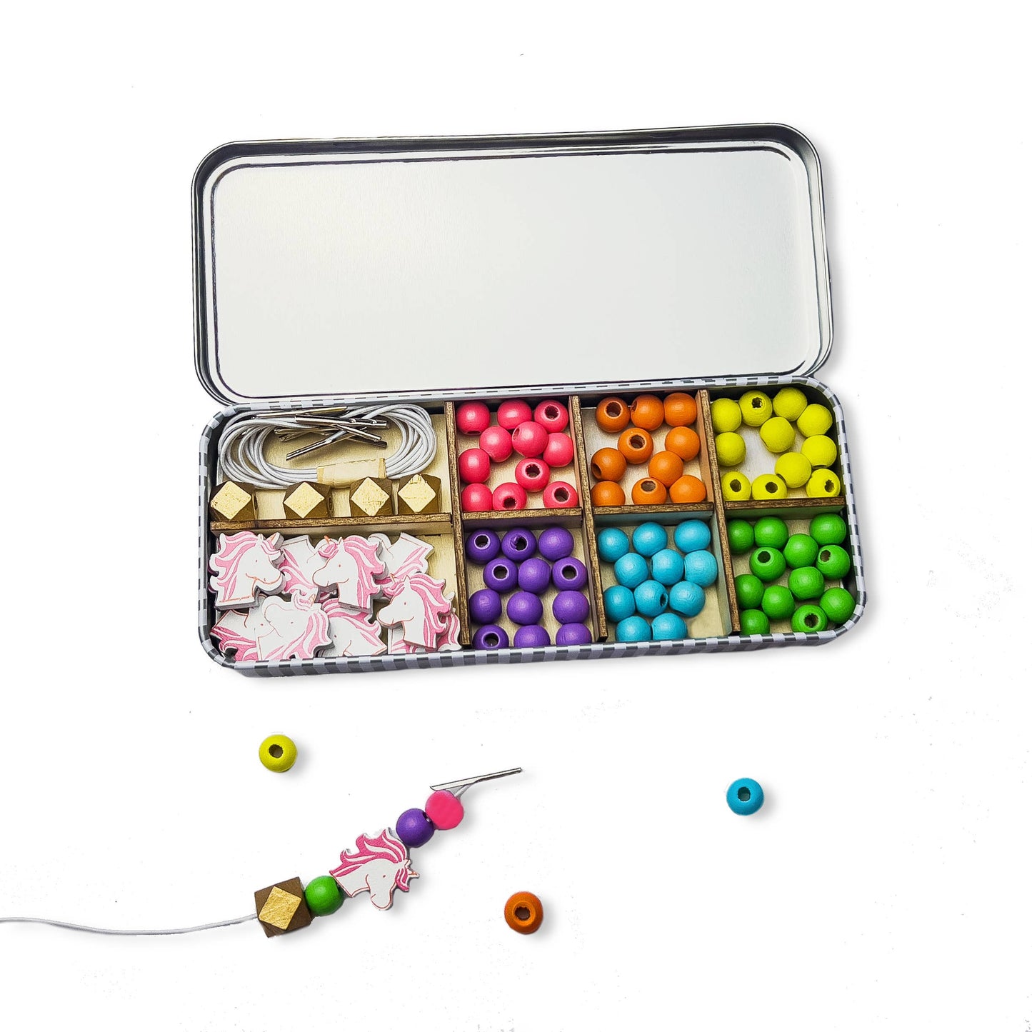 Unicorn Bracelet Bead Kit (Makes 5 Bracelets)