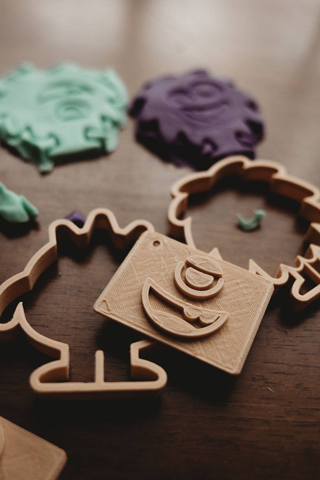 Halloween Monster Playdough Eco Cutter™ Stamp Set (without handle)