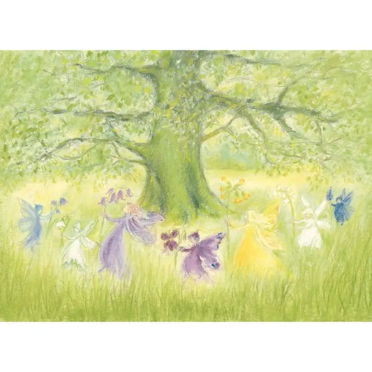 Dance of the Elves Postcard by Marjan van Zeyl