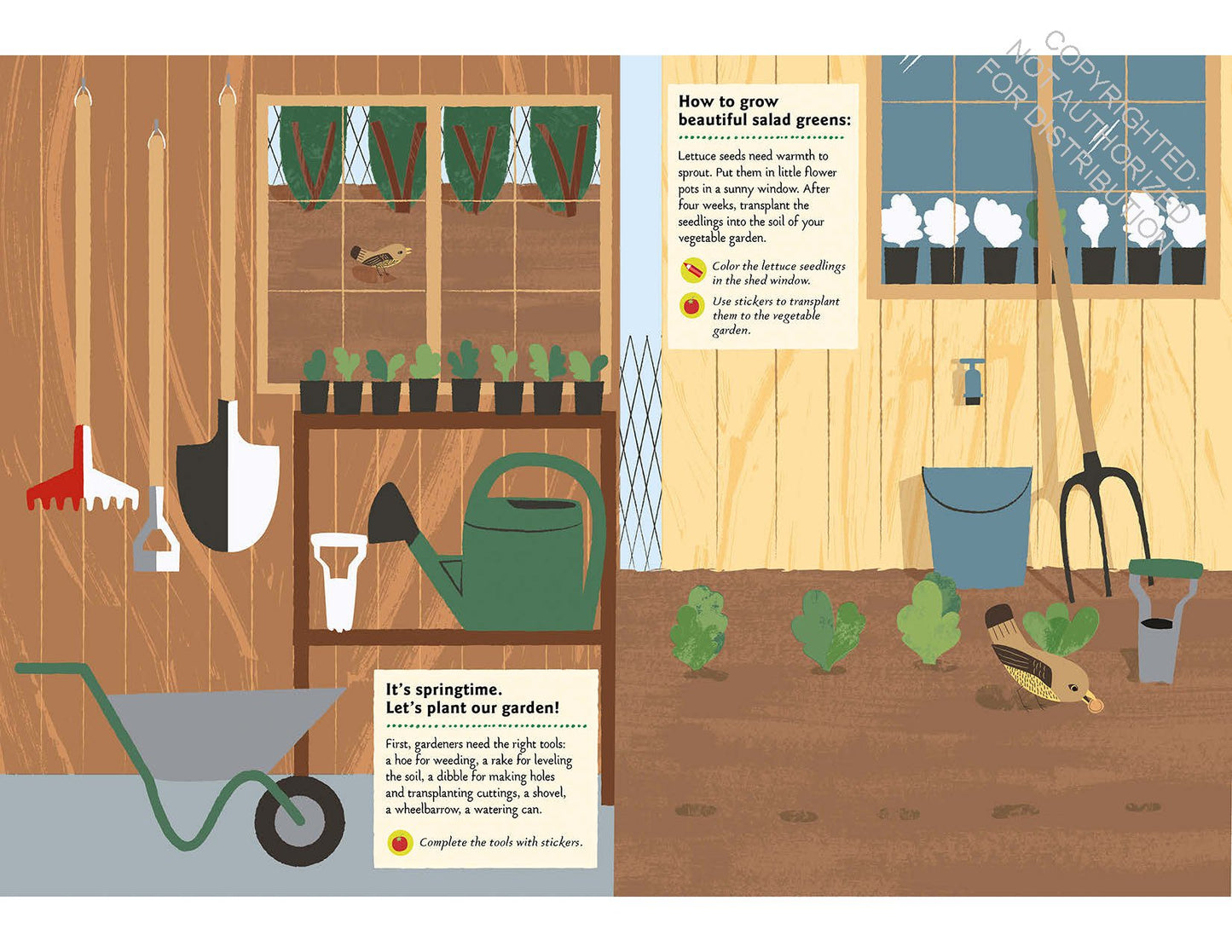 In the Vegetable Garden: My Nature Sticker Activity Book (102 stickers, 24 activities, and 1 quiz) | Activity Book