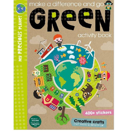 Make A Difference and Go Green | Softcover Activity Book